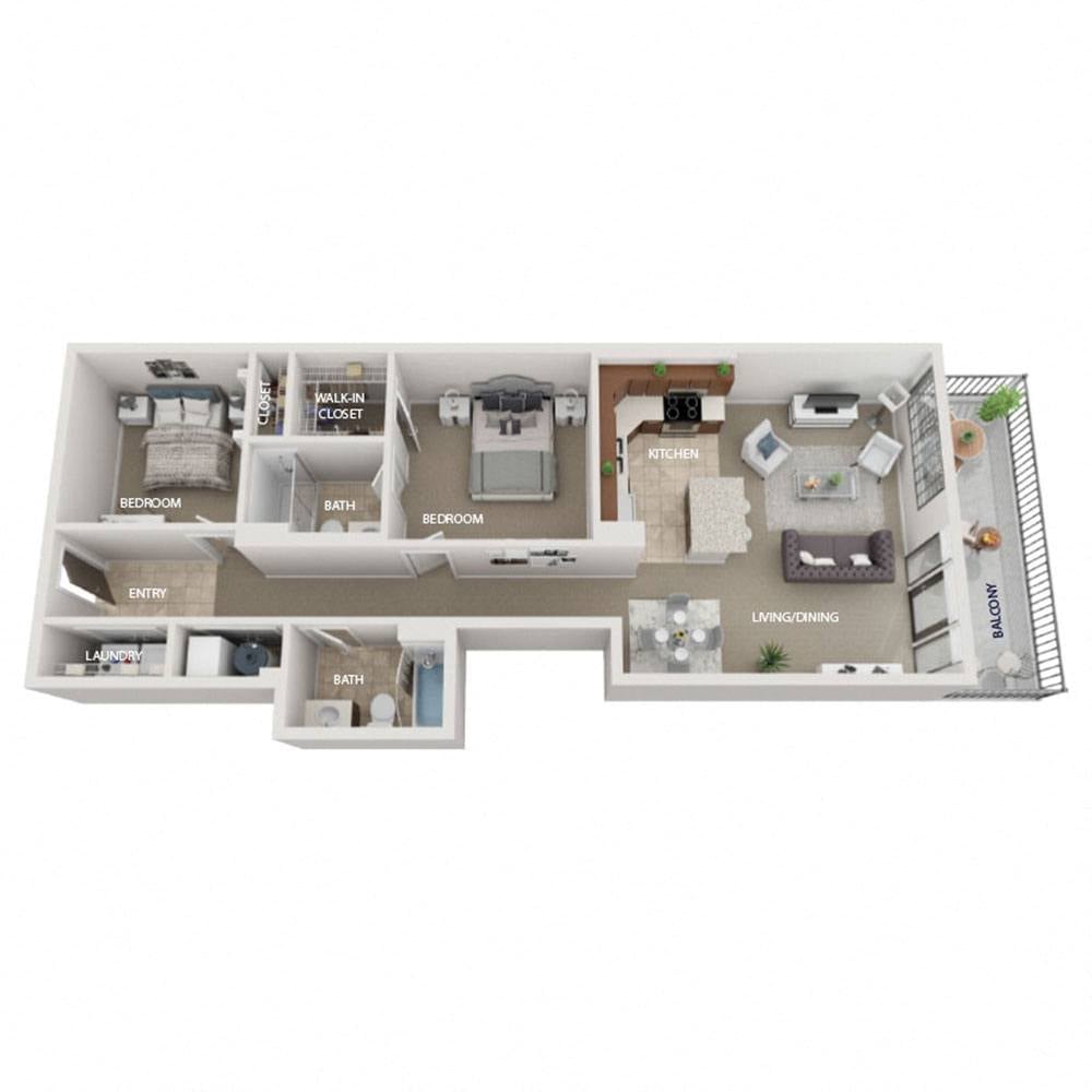 2 bedroom apartment for rent