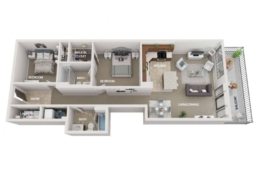 2 bedroom apartment for rent