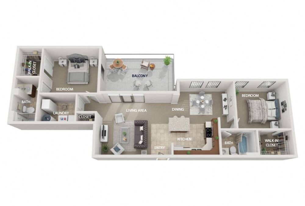 2 bedroom apartment for rent